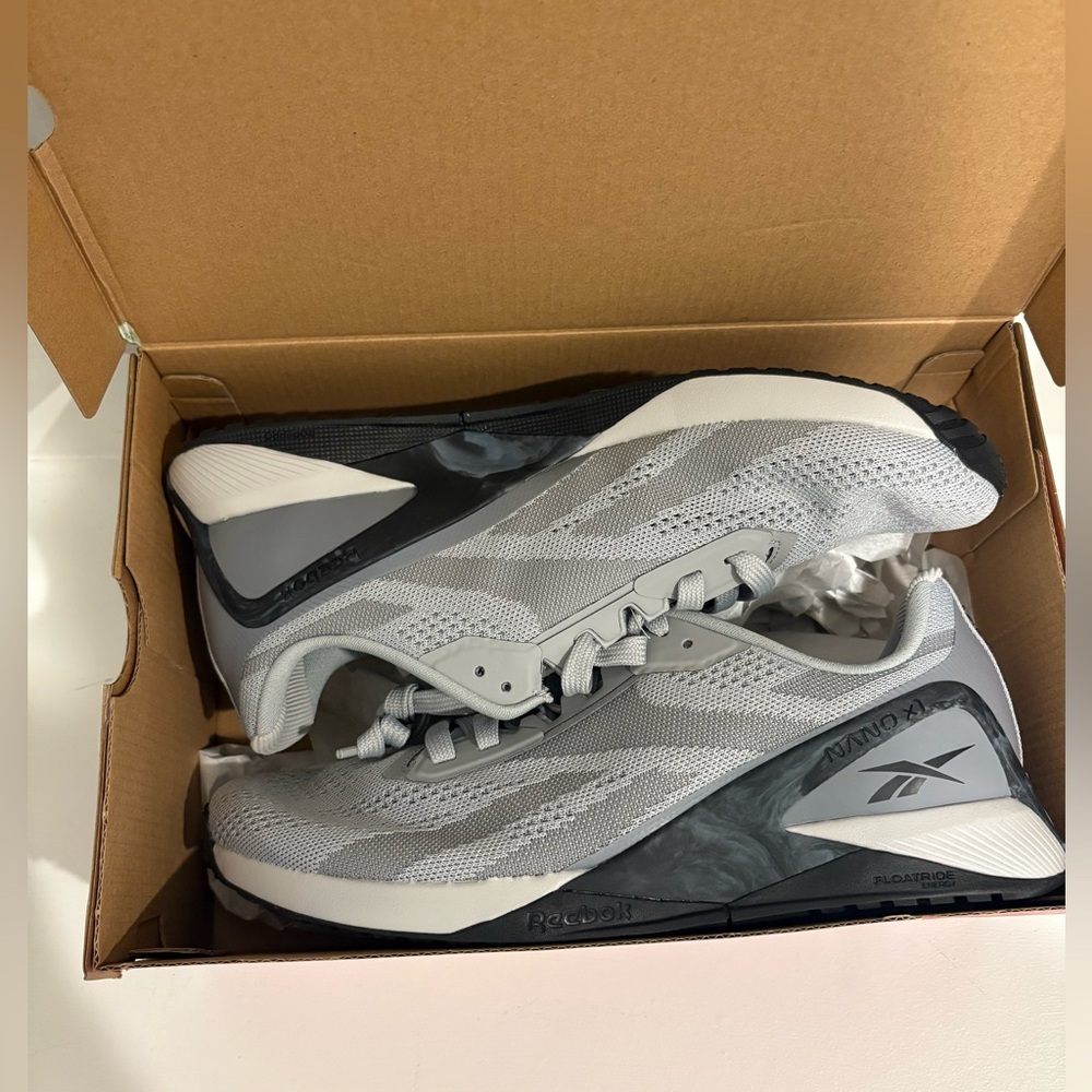 Women’s Reebok Nano X1 Gray Cross-Trainer Sneakers